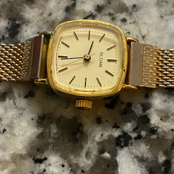 Vintage wind-up sloan watch running - Picture 11 of 16